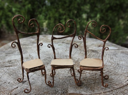 Fairy chair tutorial fairy garden house miniature from beneath the ferns #beneaththeferns #fairyfurniture 17