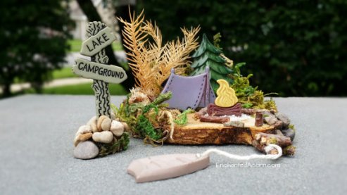 Miniature fairy garden smores by LandscapesNMiniature
