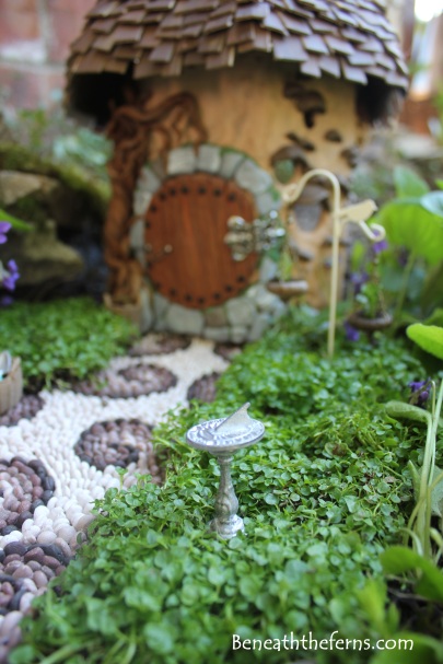 Fairy house fairy garden miniatures at beneaththeferns.w... #Fairyhouse #fairygarden #miniature #beneaththeferns 3